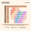 Truekind Racerback Sports Bras for Women, High Support Workout Tops for Women, Workout Bra Plus Size