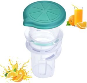 Lemon Squeezer, 2025 New Screw-Top Lemon Squeezer, Handheld Press Orange Lime Citrus Juicer Squeezers Kitchen Gadgets Tool (Green)