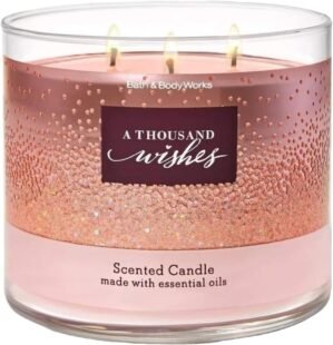 Bath and Body Works A THOUSAND WISHES 3-Wick Candle 14.5 Ounce, Floral