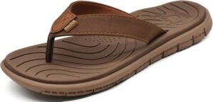 KuaiLu Womens Casual Flip Flops Yoga Mat Comfortable Cushion Arch Support Walking Thong Sandals Lightweight Non-Slip Summer Beach Slippers