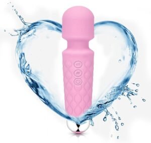 Small Travel Manual Back Massagers, Deep Tissue Handheld Percussion Tool for Full Body Pain Relief, Gift for Men and Women (Pink)