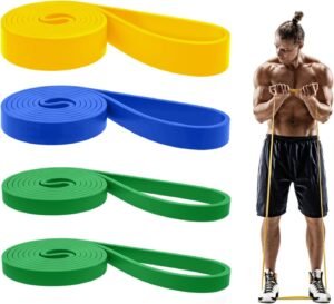 Resistance Bands for Men & Women – Pull Up Assist Bands for Exercise, Workout, Body Stretching & Physical Therapy