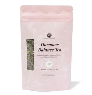 Remedy & Restore Herbal Tea for Hormone Balance – Natural Menstrual Cycle Support, Spearmint Flavor, Loose Leaves, 1 Count