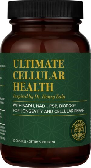 Global Healing Center – Ultimate Cellular Health – NAD Supplement for Women & Men, Cellular Repair, Includes Resveratrol for Anti-Aging, Supports NAD Plus, Alternative to Nicotinamide Riboside