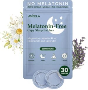 Melatonin Free Sleep Patches for Adults | Natural Sleeping Aid | Calm and Relax Patch to Sleep Better | Toxin-Free Sleeping Device to Support Quality Sleep and Reduce Fatigue