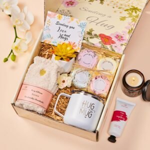 Care Package for Women Spa Gifts Baskets Valentines Day Gifts for Women Self Care Best Friends Mom Grandma Wife Feel Better Gifts Thinking of You Stress Relief Get Well Soon Gift Women Holiday Gift
