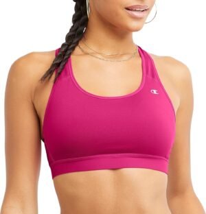 Champion Women’S Sports Bra, Compression, Moisture Wicking, High-Impact Sports Bra For Women