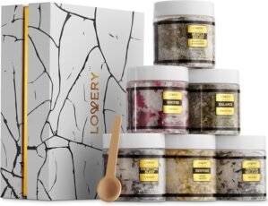 Epsom Bath Salts Gift Set, Relaxing Spa Salt W/Essential Oils, Mothers Day Gifts for Mom, Wife – Lavender, Eucalyptus, Lemon Basil, Coconut, Tea Tree, Honey Almond Salt, Self Care Gifts for Women