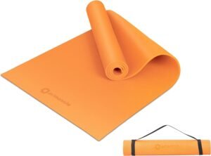 Yoga Mat with Carry Strap for Yoga Pilates Fitness and Floor Workout at Home and Gym Non-slip 9 colors