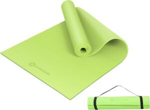 Yoga Mat with Carry Strap for Yoga Pilates Fitness and Floor Workout at Home and Gym Non-slip 9 colors