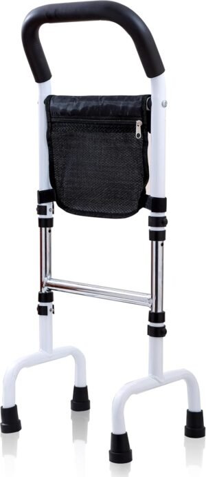 Walking Cane, Body Recovery Aid Tool, Enhanced Stability and Anti-Slip, Up to 300lb, Height Adjustable 28.3-36.2in, Suitable for Elderly Handicap or Pregnant Women, etc