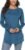 Newchoice Women’s Casual Batwing Long Sleeve T Shirt Round Neck Basic Loose Tunic Tops