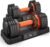 Adjustable Dumbbells Set, Adjustable Weights15/25/35/45/55lbs,Adjustable Dumbbell Pair 110LBS Exercise Fitness Fast Adjust Hex Weight for Full Body Workout Fitness Adjustable dumbbell set 2