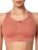 Yvette High Impact Zip Front Sports Bra Mesh Racerback Workout High Support Sports Bras for Women Large Breasts