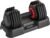 Adjustable Dumbbell 55LB Single Dumbbell 10 Weight Options, Anti-Slip Metal Handle, Perfect for Home Fitness Training