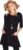 Popana Womens 3/4 Sleeve Tunic Top with Pockets – Made in USA Long Shirts to Wear with Leggings – Tunic Pullover for Women
