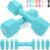 Adjustable Dumbbells Set, 4 in 1 Hand Weights Set for Women Men 10 LB Dumbbell Pair Each 2lbs 3lbs 4lbs 5lbs Weights Dumbbell Set with TPU Soft Rubber Handle for Home Gym Exercise Fitness