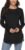 Newchoice Women’s Casual Batwing Long Sleeve T Shirt Round Neck Basic Loose Tunic Tops