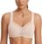 SYROKAN High Impact Sports Bras for Women High Support No Uniboob Underwire Adjustable Cross Back Bra