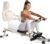 Feierdun Compact Adjustable Rowing Machine for Home 300LBS Weight Capacity with 12 Levels of Resistance for Complete Body Workouts Foldable Hydraulic Rower for Home