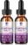Cortisol Supplement Liquid Drops, 10 in 1 Hormone Balance for Women Men with Magnesium, Ashwagandha, L-theanine, Rhodiola – Lower Cortisol, Mood, Focus, Sleep Support – 2 Pack, Blueberry Flavor