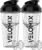 -2 Pack- 28 oz Protein Shaker Bottles for Protein Mixes – 2x Wire Whisk | Leak Proof Shaker Cups for Protein Shakes | Protein Shaker Bottle Pack | Shakers for Protein Shakes – 2xTransparent