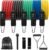 VEICK Resistance Bands, Exercise Bands, Workout Bands Set for Working Out with Handles for Men Women, Elastic Exercising Bands for Fitness Weights Work Out at Home Gym