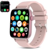 1.90” with Smart Watch(Answer/Make Calls),Smart Fitness Tracker Watches for Android/iOS Phones,Bluetooth Call and Text Message/Sleep Monitor/Heart Rate/Step Counter Android Smartwatch for Women Men