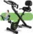 Caromix Folding Exercise Bike, 4 in 1 Stationary Magnetic Cycling Bicycle Upright Indoor Cycling Bike for Home Workout 330LB Capacity