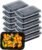 Green Direct Pack of 10 (16 oz) – Disposable Meal Prep and Take out black food containers with lids, Plastic Bento Lunch Box To Go