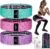 Renoj Resistance Bands, Yoga Starter Sets for Women and Men, 3 Set of Stretch Exercise Workout Bands for Booty Legs, Elastic Pilates Flexbands
