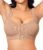 BRABIC Front Closure Post Surgery Compression Bras for Women Mastectomy Bra with Adjustable Straps Wirefree