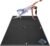 Gorilla Mats Premium Large Yoga Mat – 7′ x 5′ x 8mm Extra Thick & Ultra Comfortable, Non-Slip Barefoot Exercise Mat – Works Great on Any Floor for Stretching, Cardio or Home Workouts