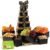 NUT CRAVINGS Gourmet Collection – Get Well Soon, Nuts & Dried Fruits Tower Gift Basket with Get Well Soon Ribbon (12 Assortments) Food Arrangement, Healthy Snack Care Package, Kosher