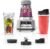 Ninja Blenders for Kitchen | Smoothie Blender, Mixer, Grinder – Premium Blending Performance for Sauces, Frozen Drinks, and More | 1200 Peak Watt Motor | SS101 Foodi Personal Smoothie Maker