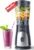 Mueller Smoothie Blender for Smoothies – Personal Blender for Shakes, Frozen Drinks, Baby Food & More, 15oz Travel Cup and Lid, Durable Stainless Steel Blades for Powerful Blending Performance