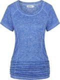 Ninedaily Womens Workout Top Running Yoga Shirt Summer Short Sleeve Casual Tunic